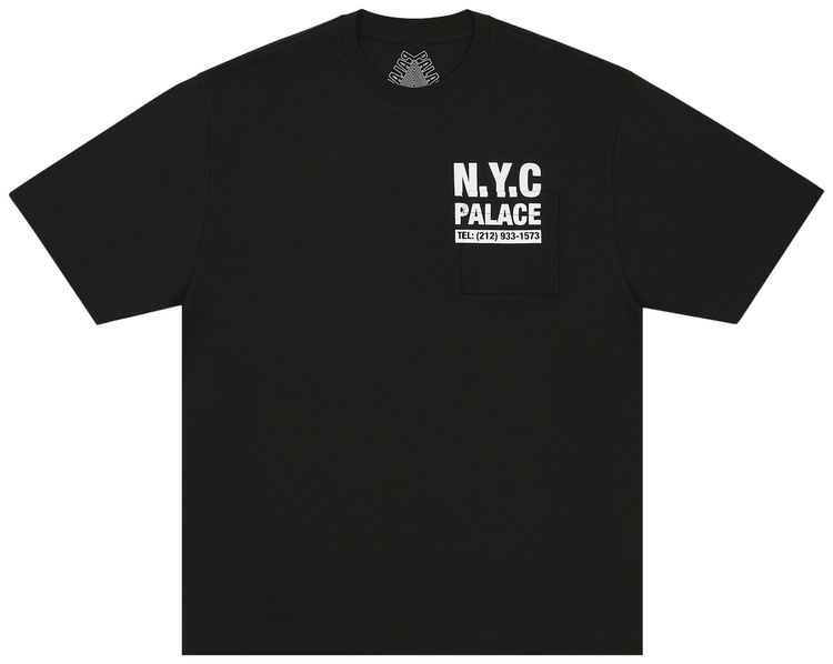 Palace Shop Numbers T Shirt Black