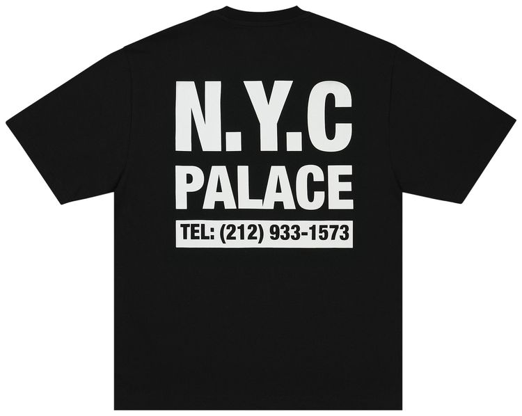 Palace Shop Numbers T Shirt Black