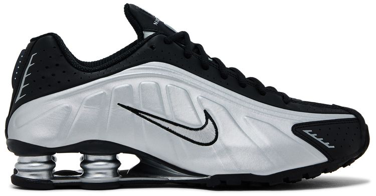 Nike Shox R4 Metallic Silver Black