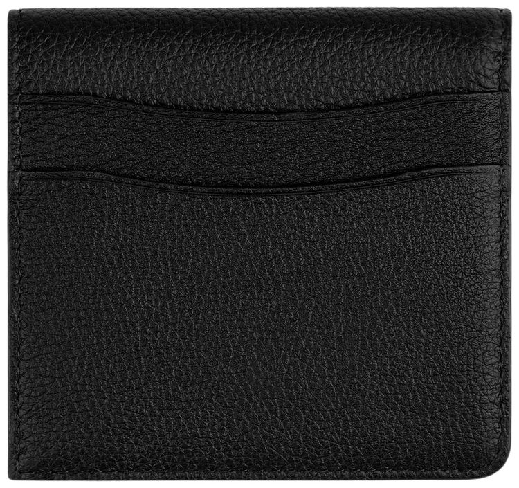 Aime Leon Dore Leather Bi Fold Wallet Jet Black