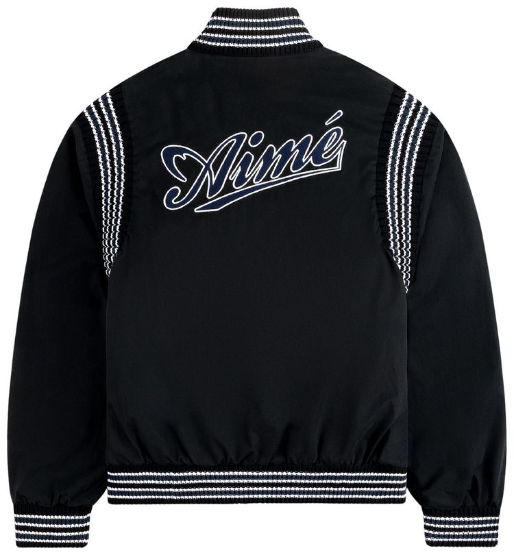 Aime Leon Dore Reversible Knit Bomber Jacket Evergreen