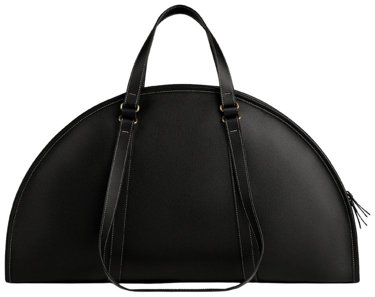 Aime Leon Dore Full Grain Leather Weekender Bag Black