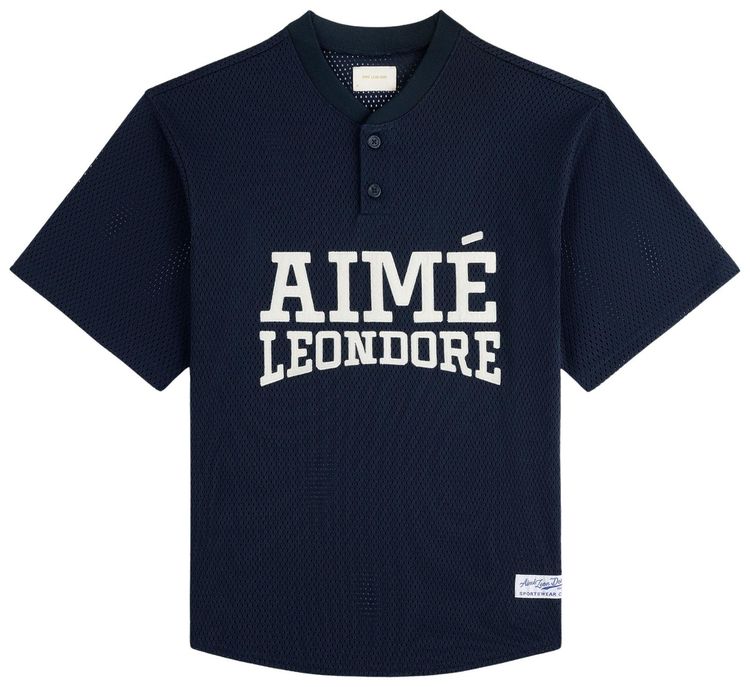 Aime Leon Dore Mesh Batting Practice Jersey Navy Blazer
