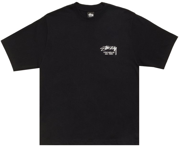 Stussy Dice Clock Tee Black