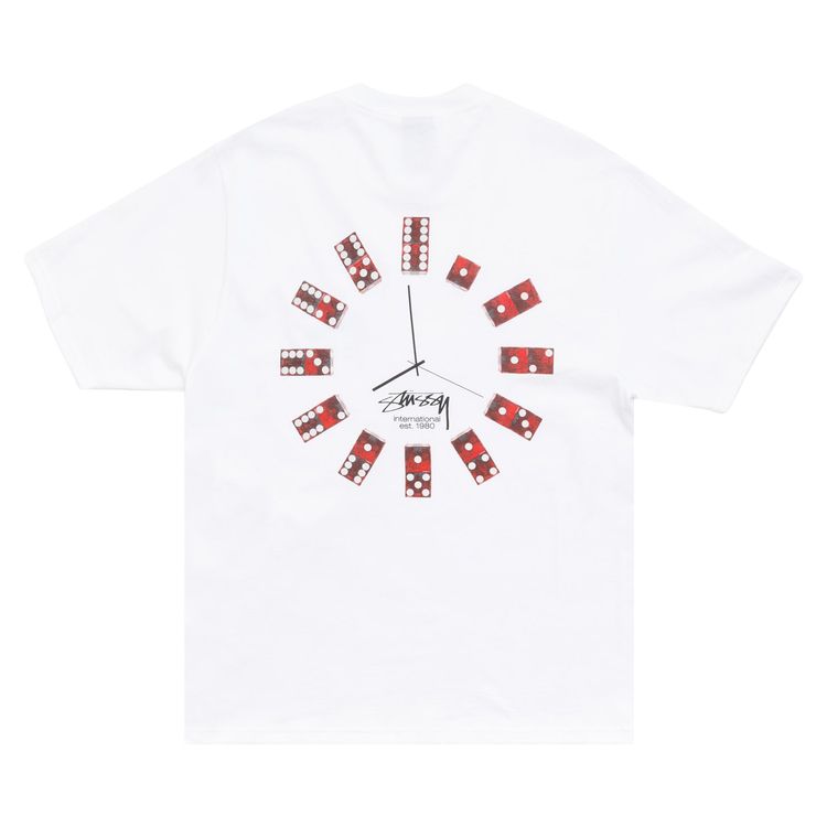 Stussy Dice Clock Tee White