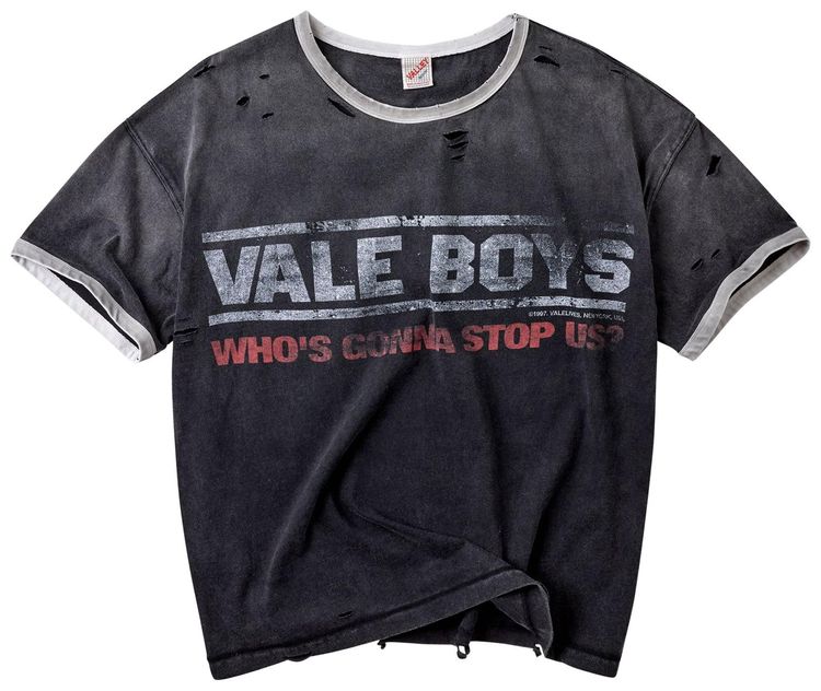 Vale Forever Oreo Ringer Tee Black