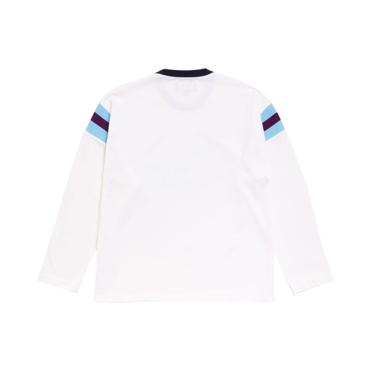 Stussy Ls Ringer Tee White