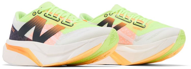 New Balance Wmns FuelCell SuperComp Elite v4 White Lime Mango