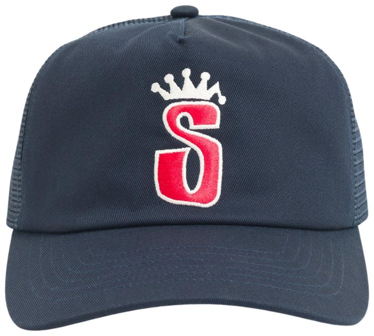 Stussy S Crown Trucker Navy