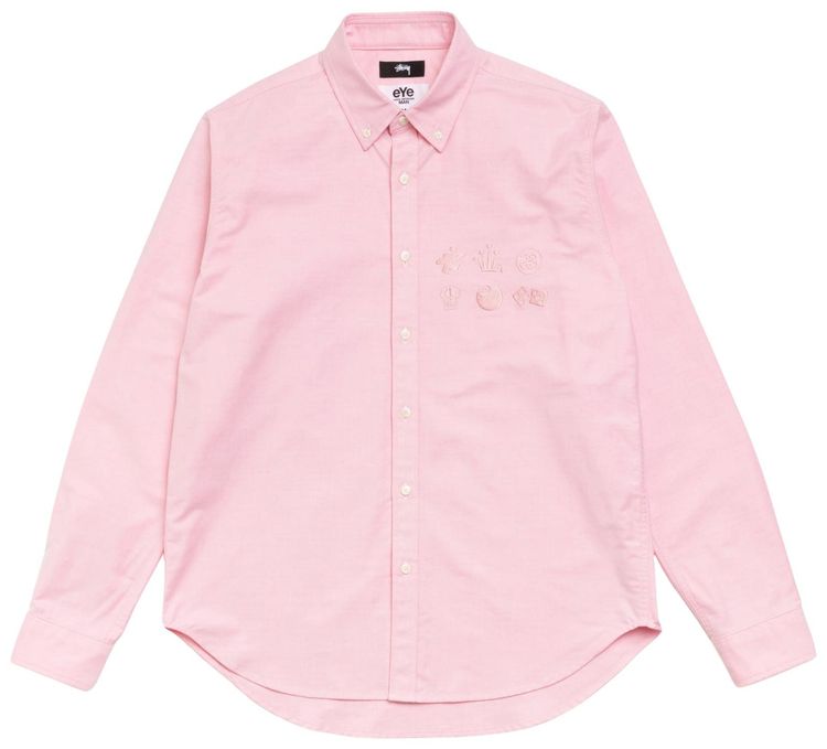 Stussy Junya Button Down Shirt Pink