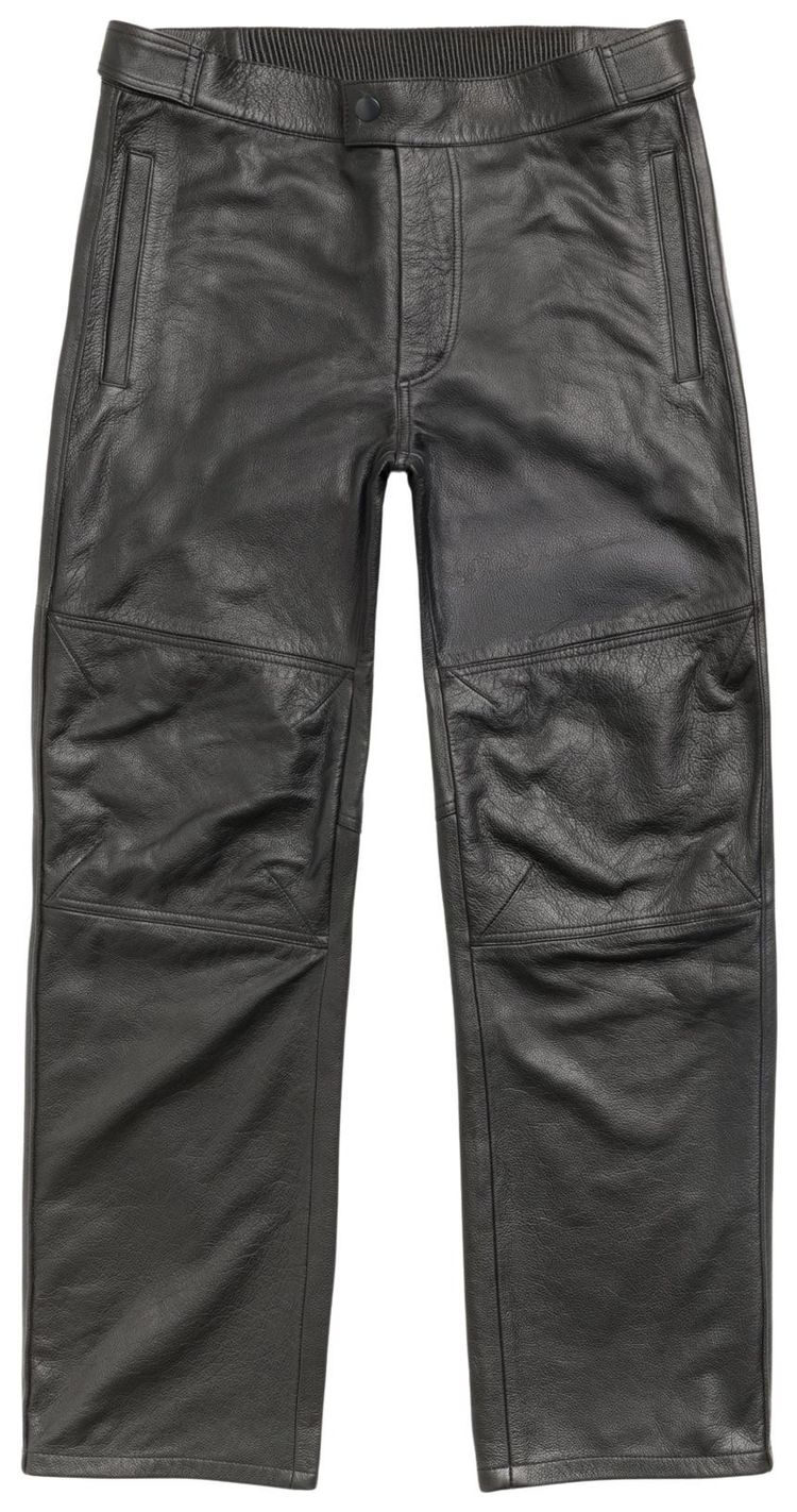 Stussy Leather Moto Pant Black