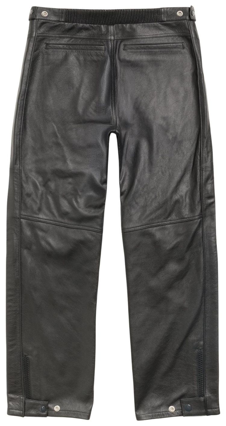 Stussy Leather Moto Pant Black