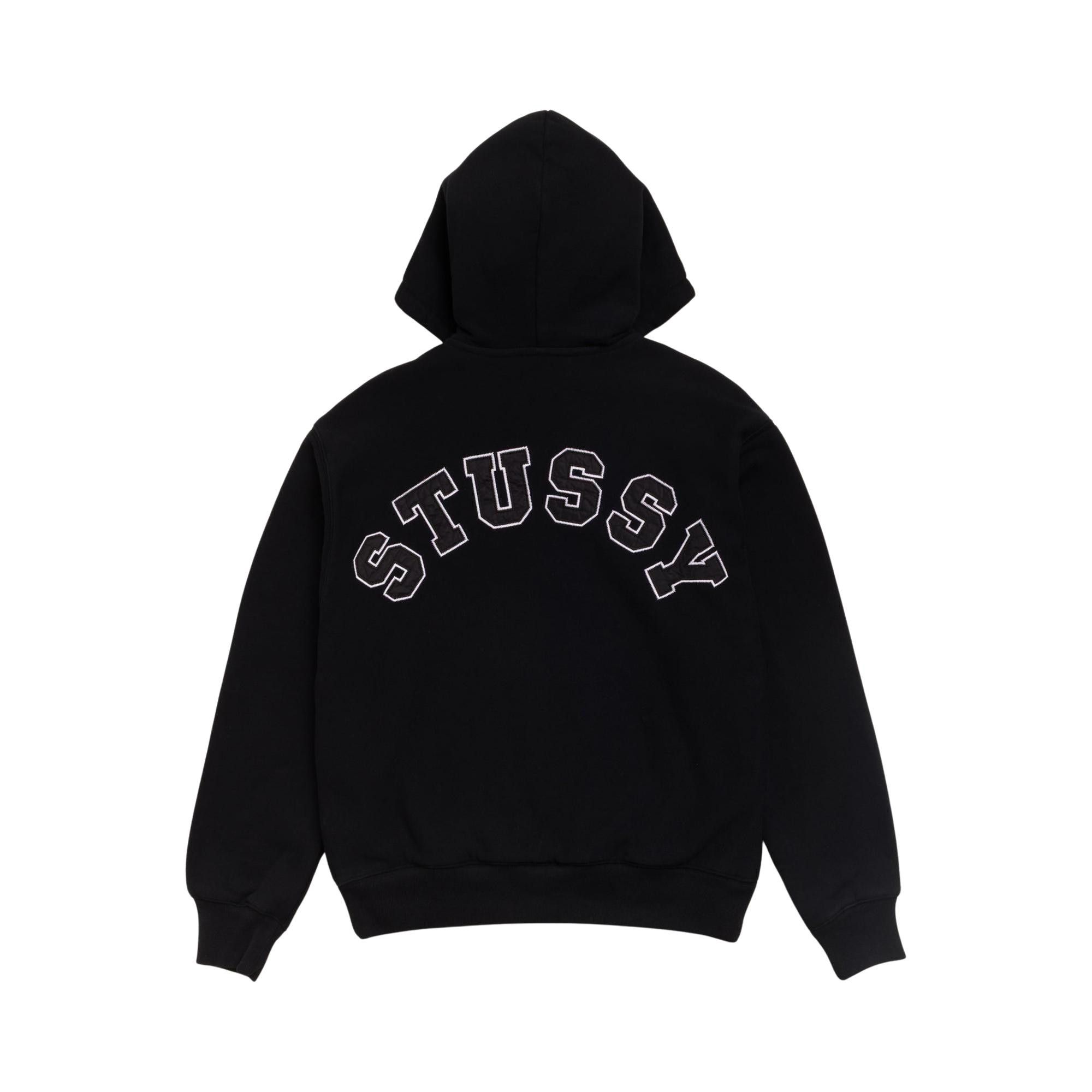 Buy Stussy Double Faced Zip Hoodie 'Black' - 118624 BLAC | GOAT