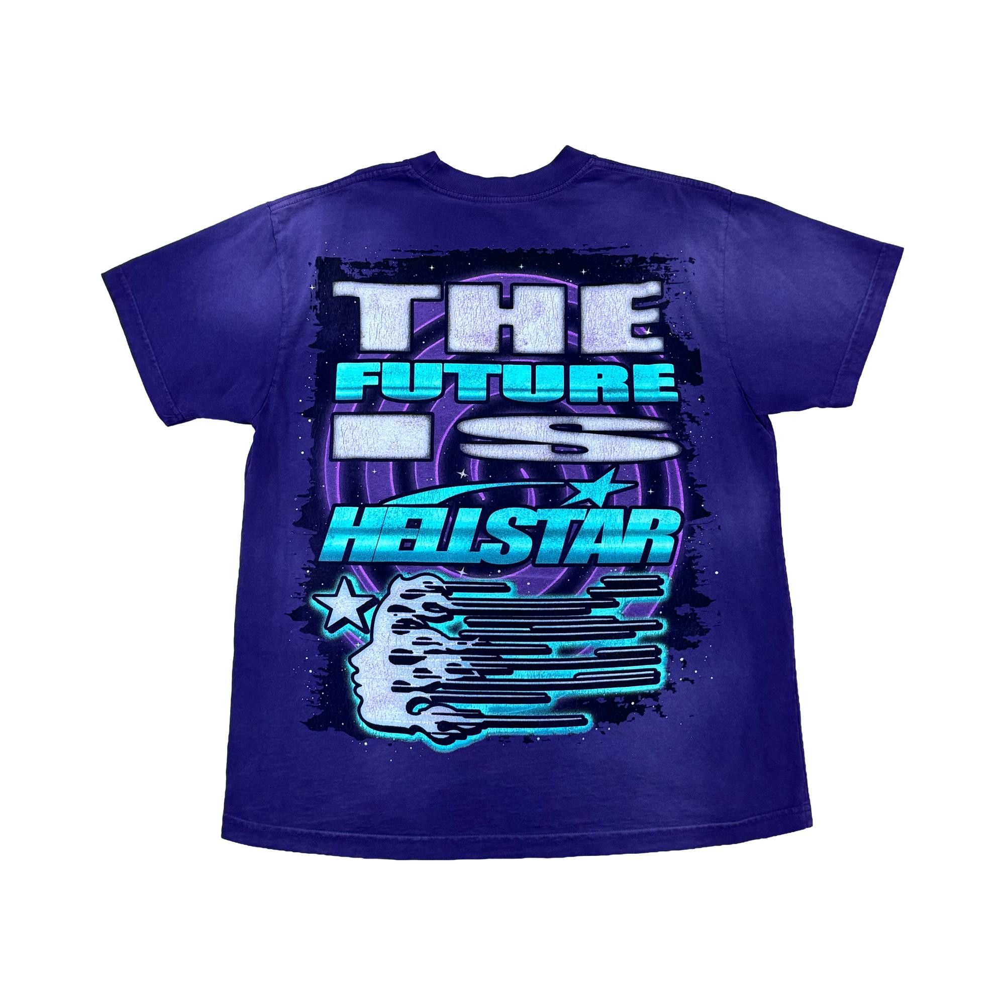Buy Hellstar Greatest Hits Goggles T-Shirt 'Purple' - 09357