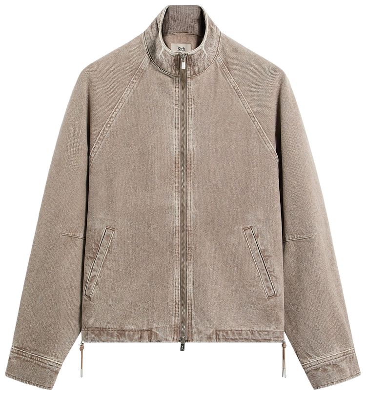 Kith Herringbone Denim Efron Track Jacket Factor