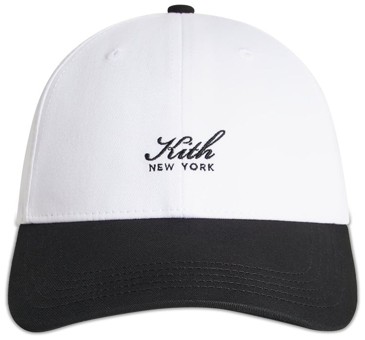 Kith Script Two Tone Classic Cap Black
