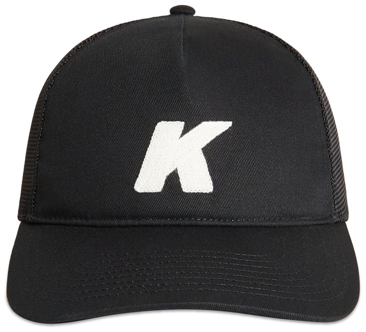 Kith Relaxed Twill Nolan Trucker Hat Black