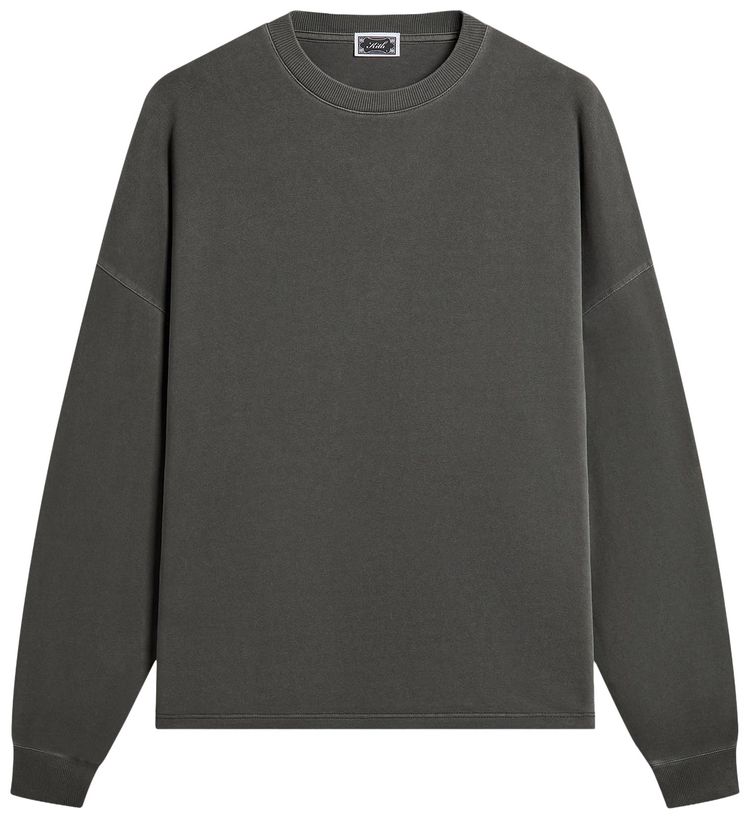 Kith Long Sleeve Lawson Tee Dark Ash