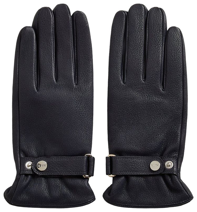 Kith Tumbled Leather Manhattan Gloves Ink