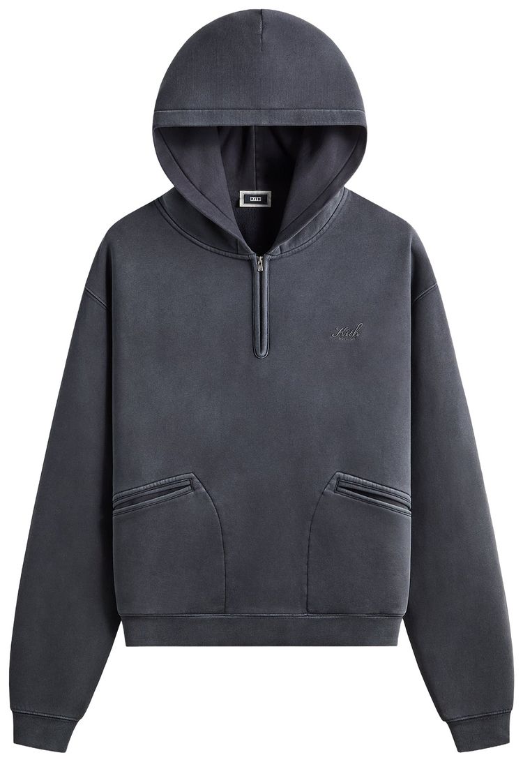 Kith Wilder Quarter Zip Hoodie Void
