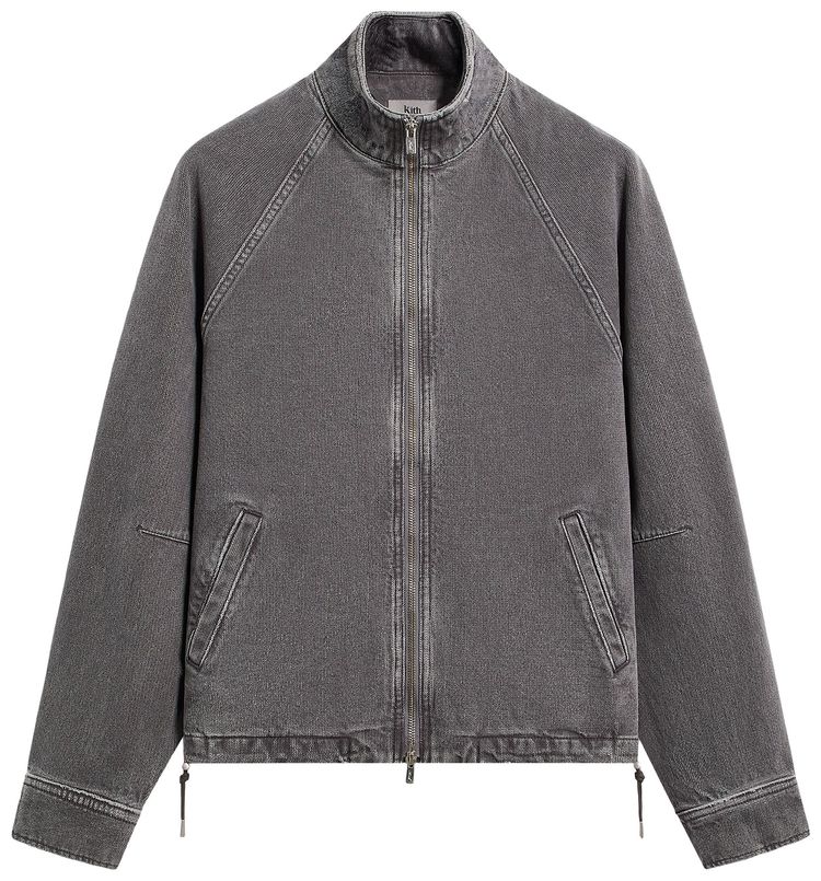 Kith Herringbone Denim Efron Track Jacket Mineral