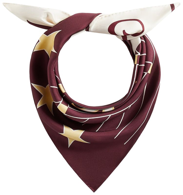 Kith Printed Silk Scarf Magma