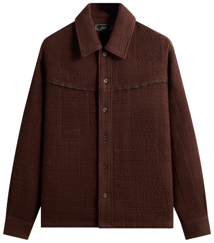 Kith Patchwork Tweed Johnson Shirt Saddle