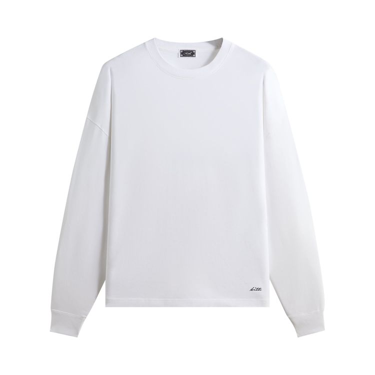 Kith Long Sleeve Lawson Tee White