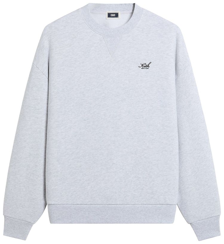 Kith Nelson Crewneck Light Heather Grey