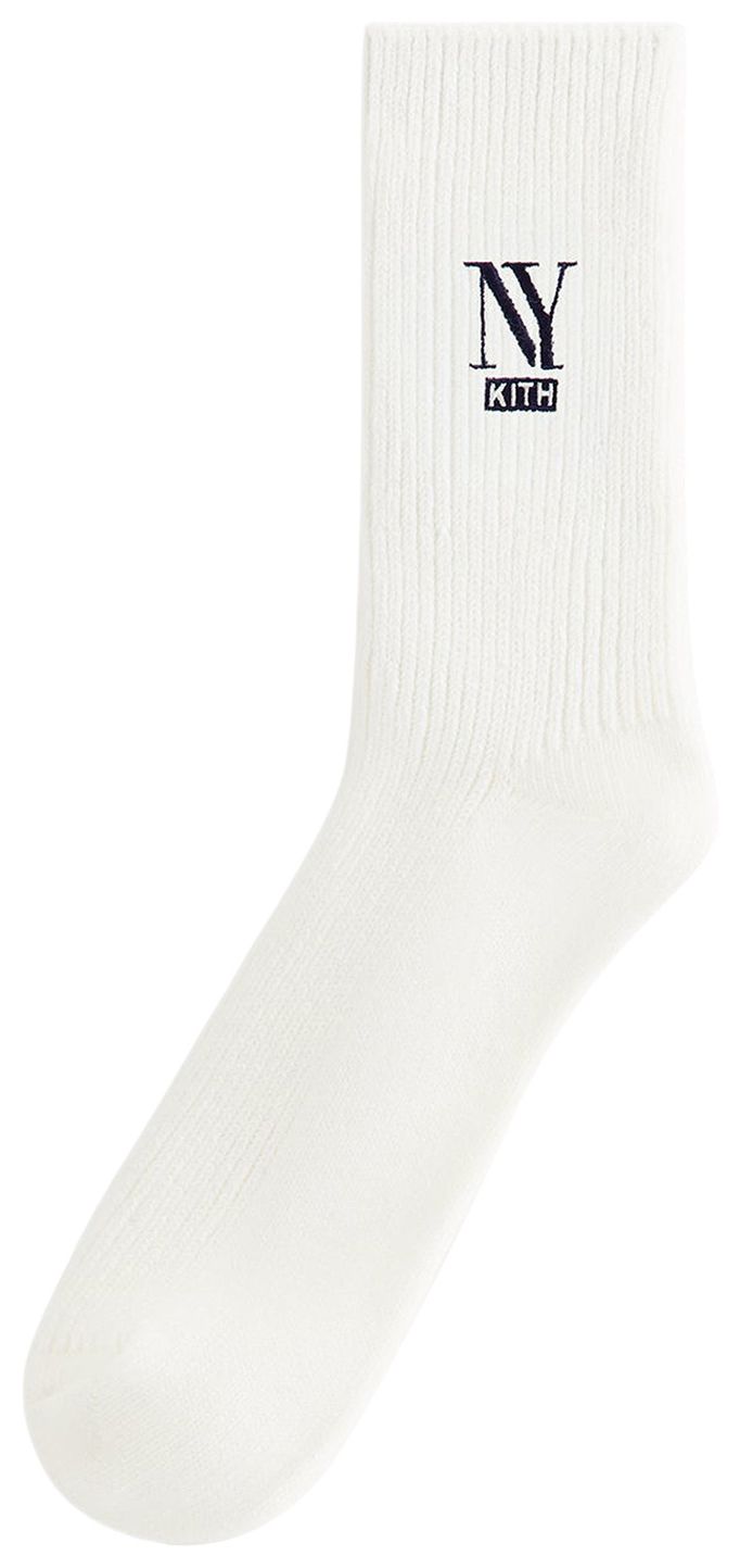 Kith Ny Cotton Slouchy Crew Socks Silk