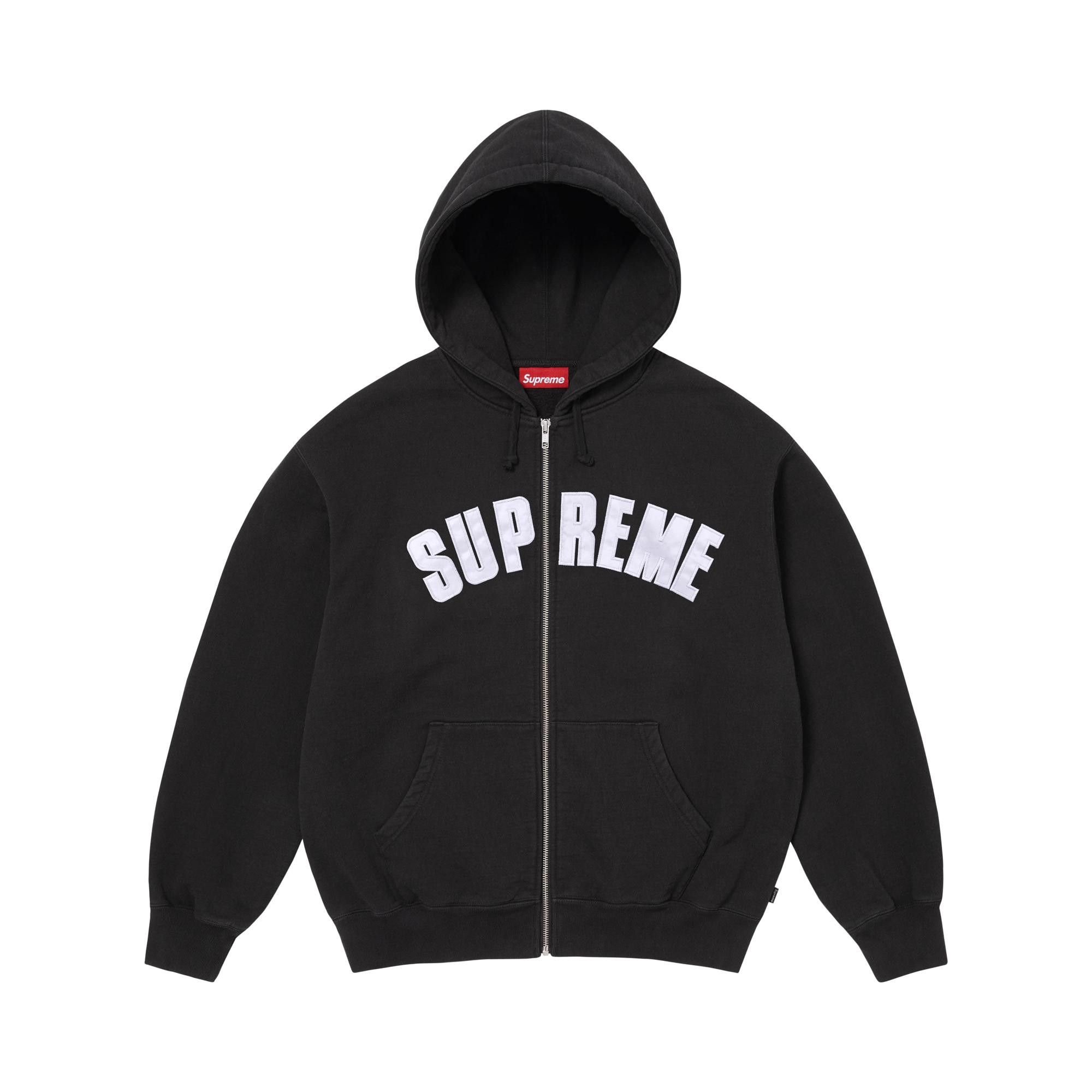 Buy Supreme x Larry Clark Zip Up Hooded Sweatshirt 'Black