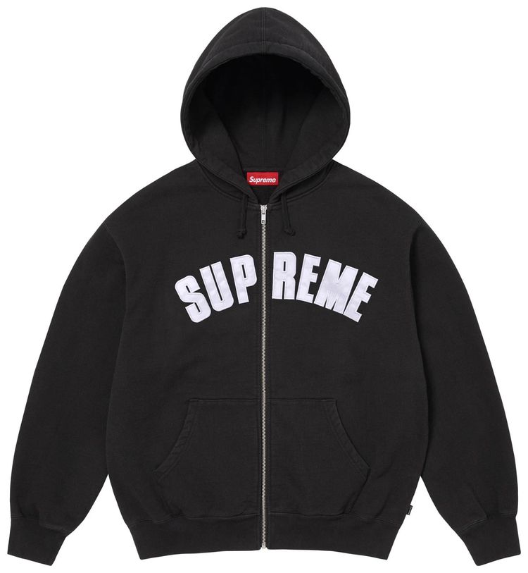 Supreme x Larry Clark Zip Up Hooded Sweatshirt Black