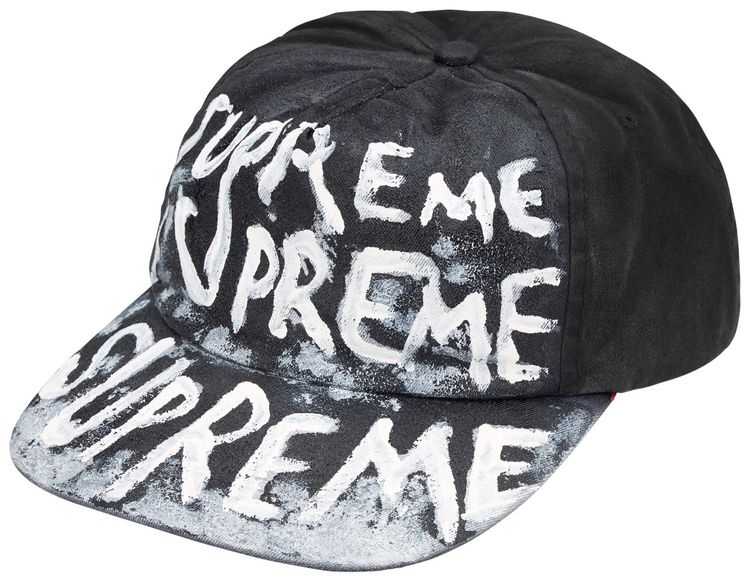 Supreme Painted 5 Panel Black