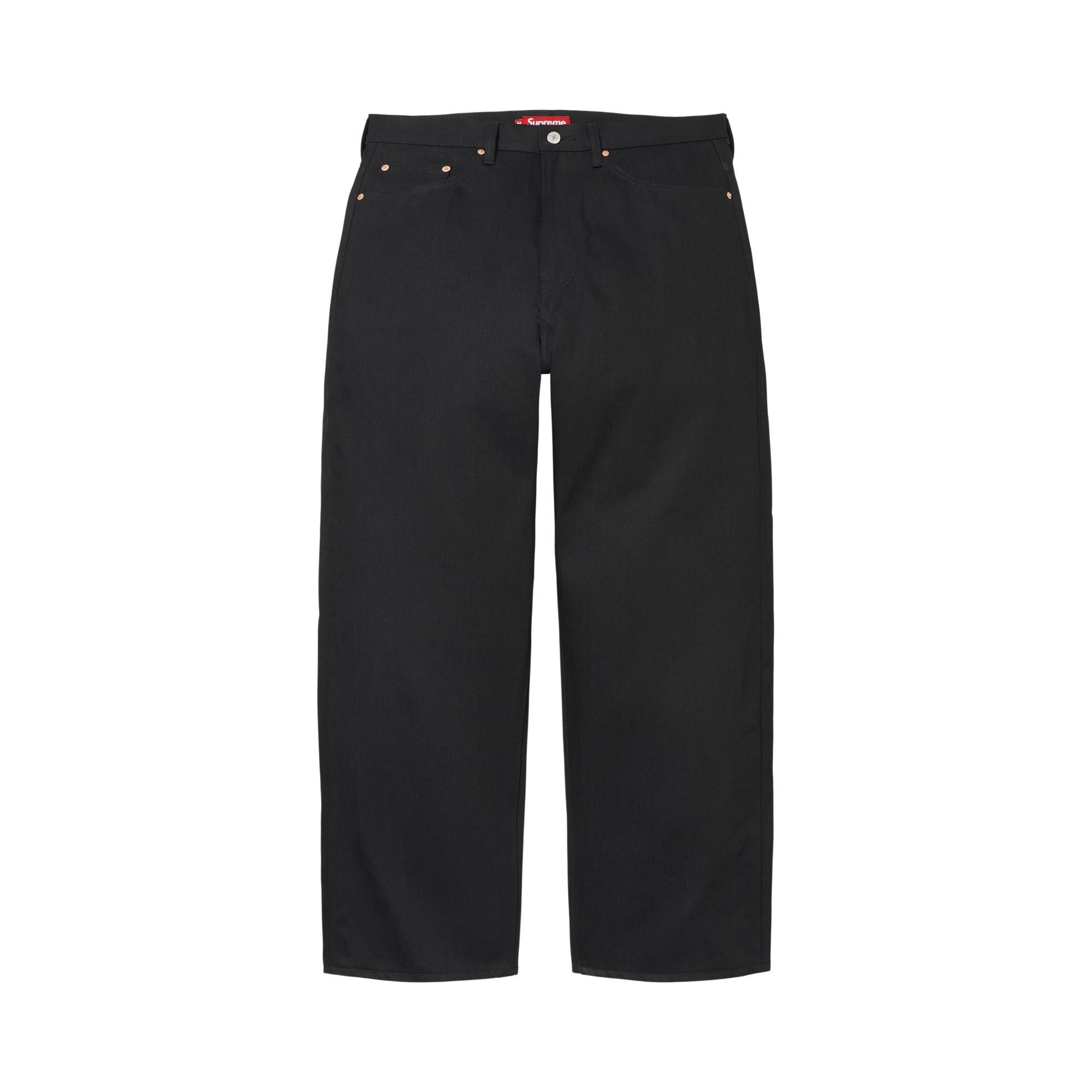 Buy Supreme Baggy Selvedge Jean 'Rigid Black' - FW26P26 RIGID