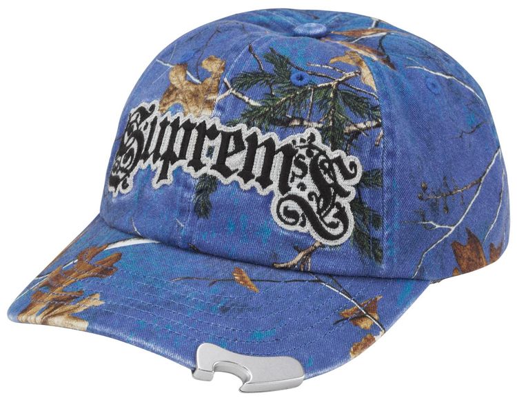 Supreme Bottle Opener 6 Panel Realtree Xtra Royal Camo