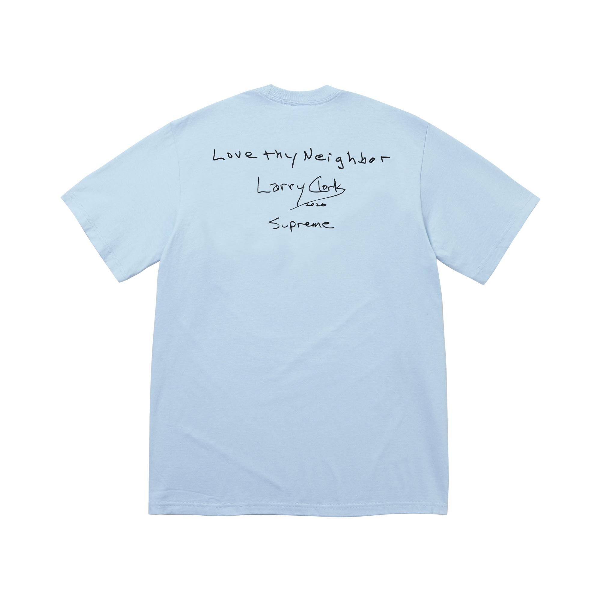 90s llica Tシャツ greatland フェードsupreme Buy Supreme x Larry Clark Neighbor Tee 'Powder Blue' - FW26T53