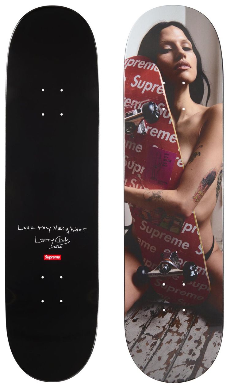 Supreme x Larry Clark Skateboard Multicolor