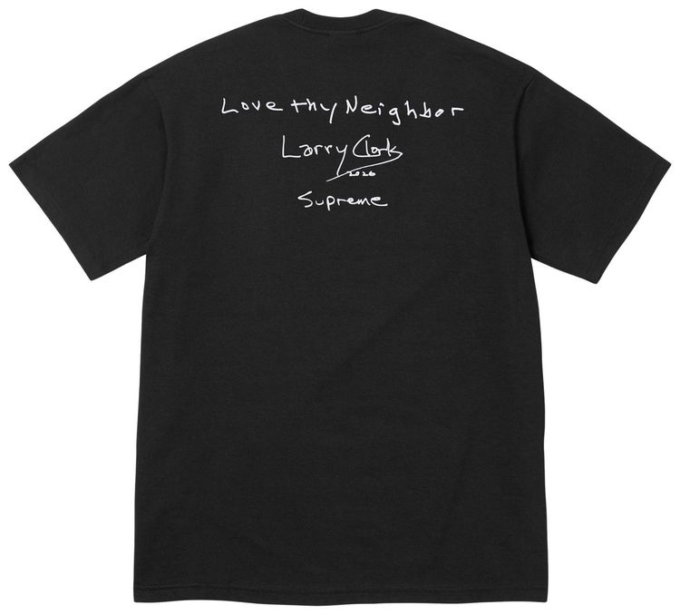 Supreme x Larry Clark Neighbor Tee Black