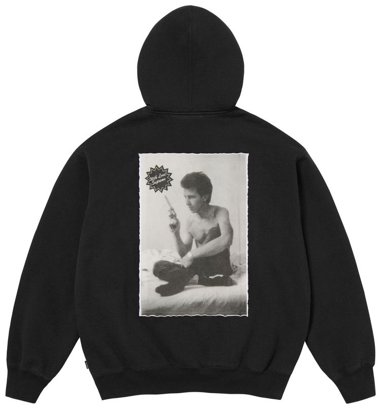 Supreme x Larry Clark Zip Up Hooded Sweatshirt Black