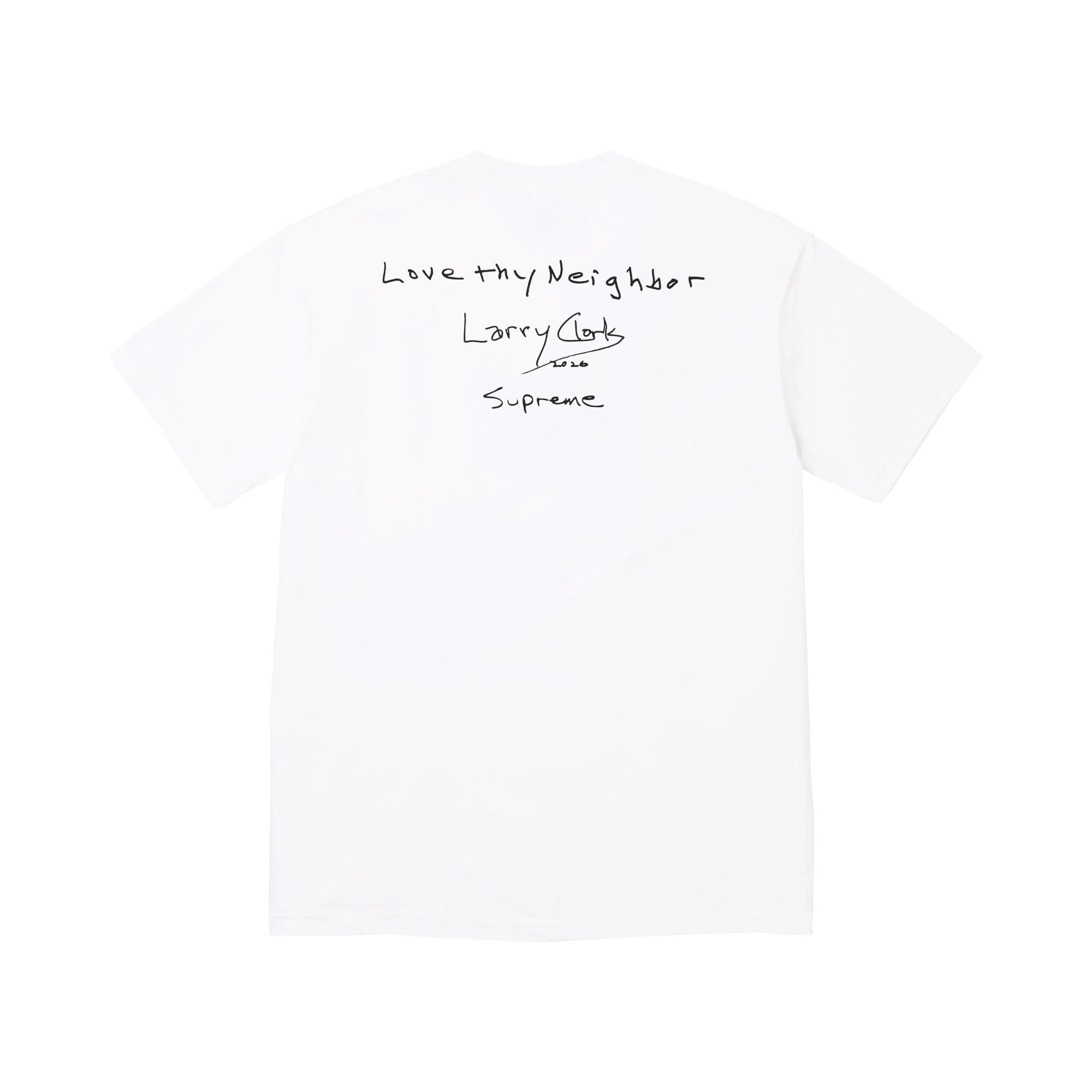 Buy Supreme x Larry Clark Neighbor Tee 'White' - FW26T53 WHITE | GOAT