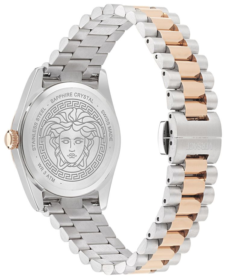 Versace Millenyium Bracelet Watch Two Tone