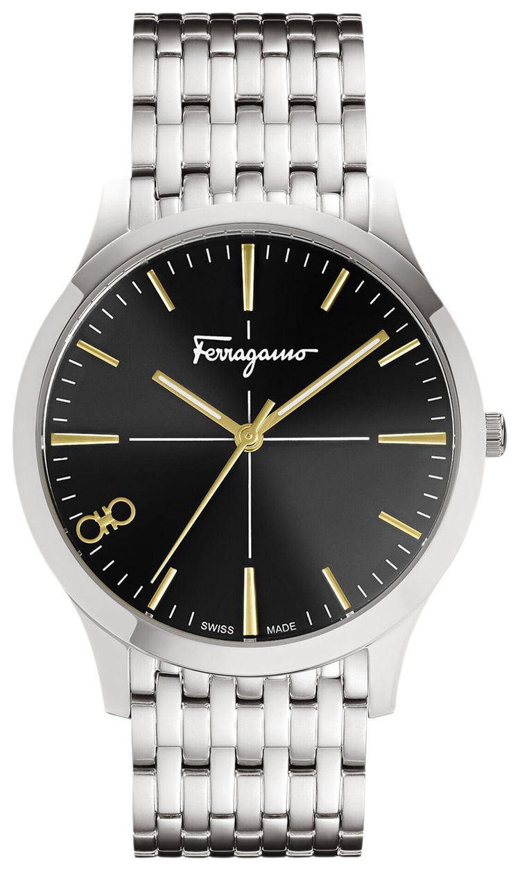 Ferragamo Slim Formal Watch Stainless Steel