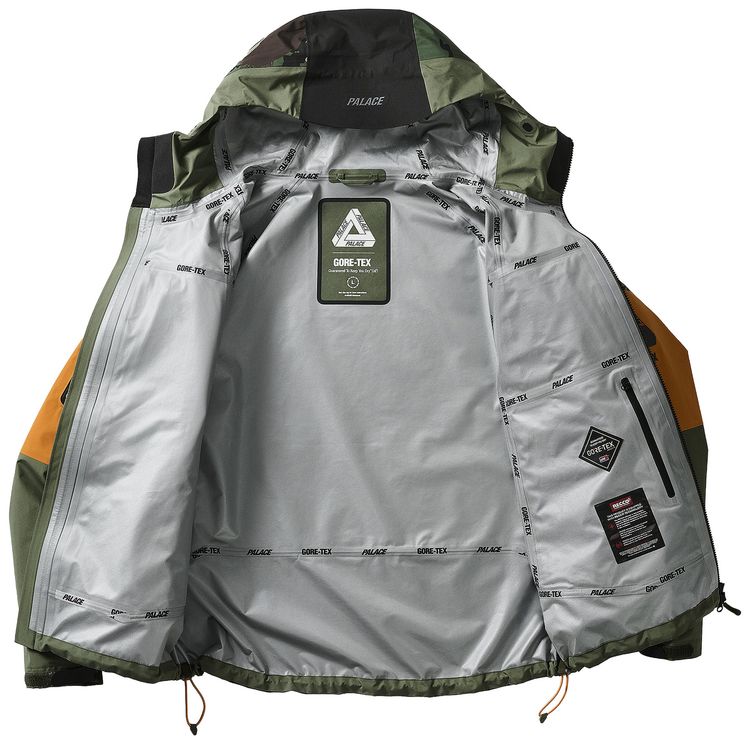Palace GORE TEX 3L Remix Jacket Green Mix