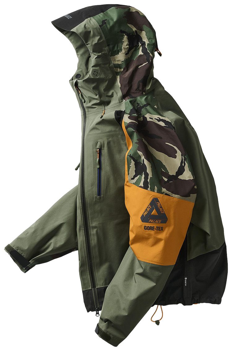 Palace GORE TEX 3L Remix Jacket Green Mix