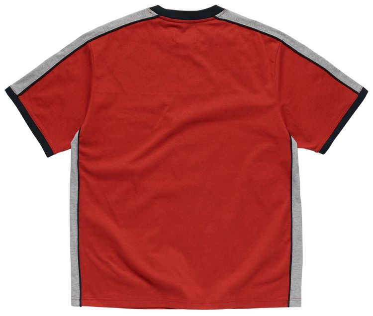 Denim Tears Paneled Tee Red