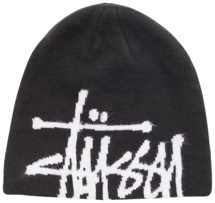 Stussy Brushed Out Basic Skullcap Black