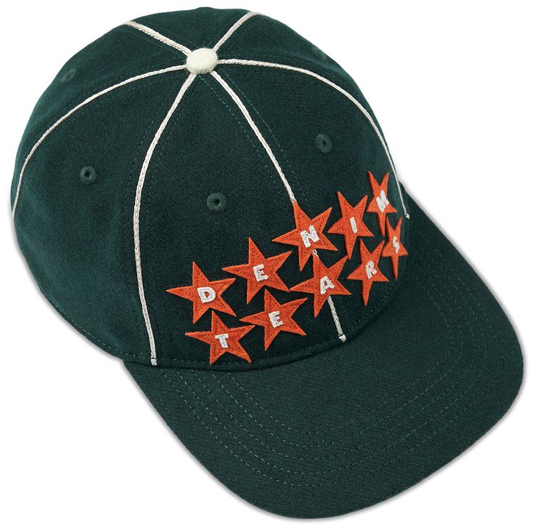 Denim Tears Star Logo Cap Green