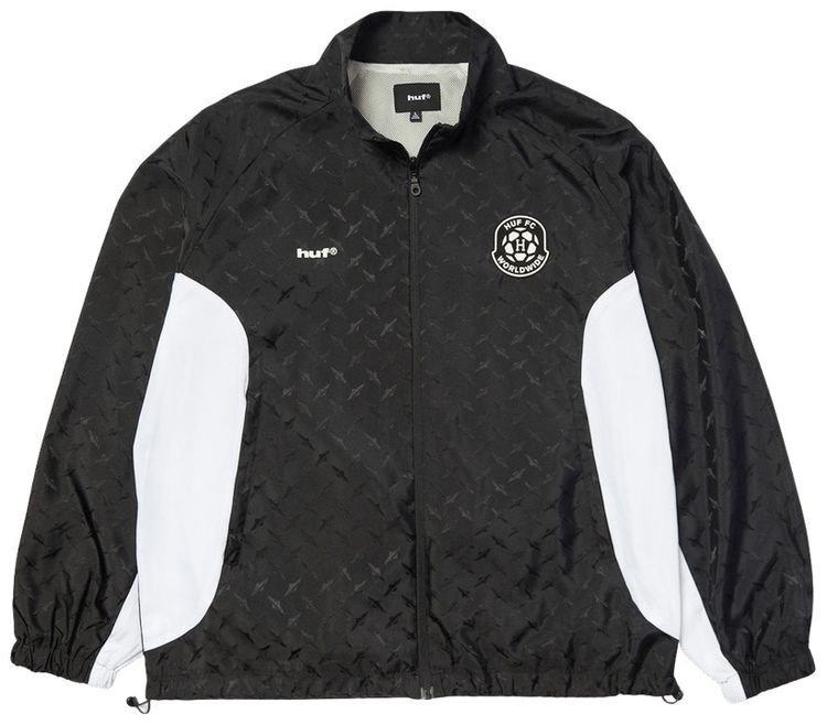 HUF Fc Windbreaker Black