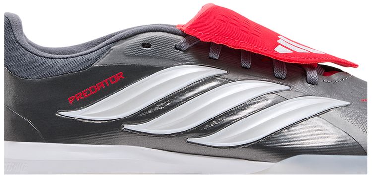 adidas Predator Pro Fold Over Tongue Turf Iron Metallic Zero Metalic Lucid Red