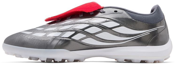 adidas Predator Pro Fold Over Tongue Turf Iron Metallic Zero Metalic Lucid Red